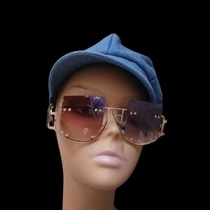 Stylish Abstract Oversized Sunglasses unisex New